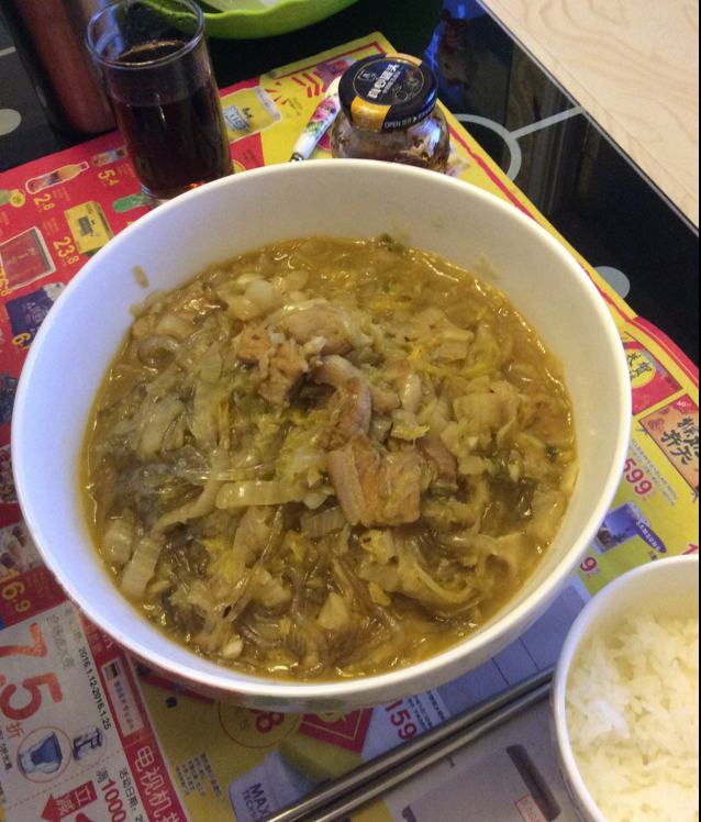 酸菜白肉炖粉条