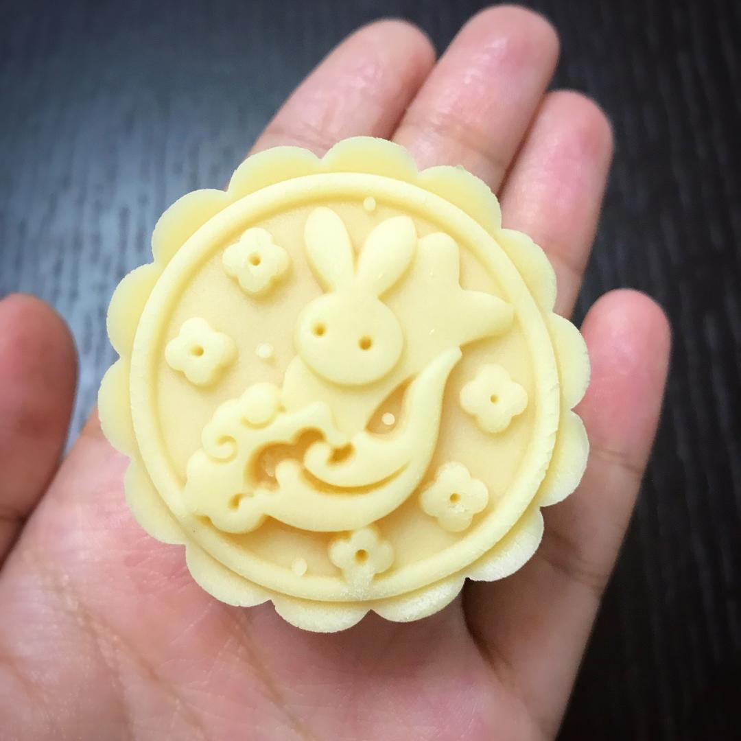 流心奶黄月饼（无吉士粉/转化糖浆版本）【曼食慢语】