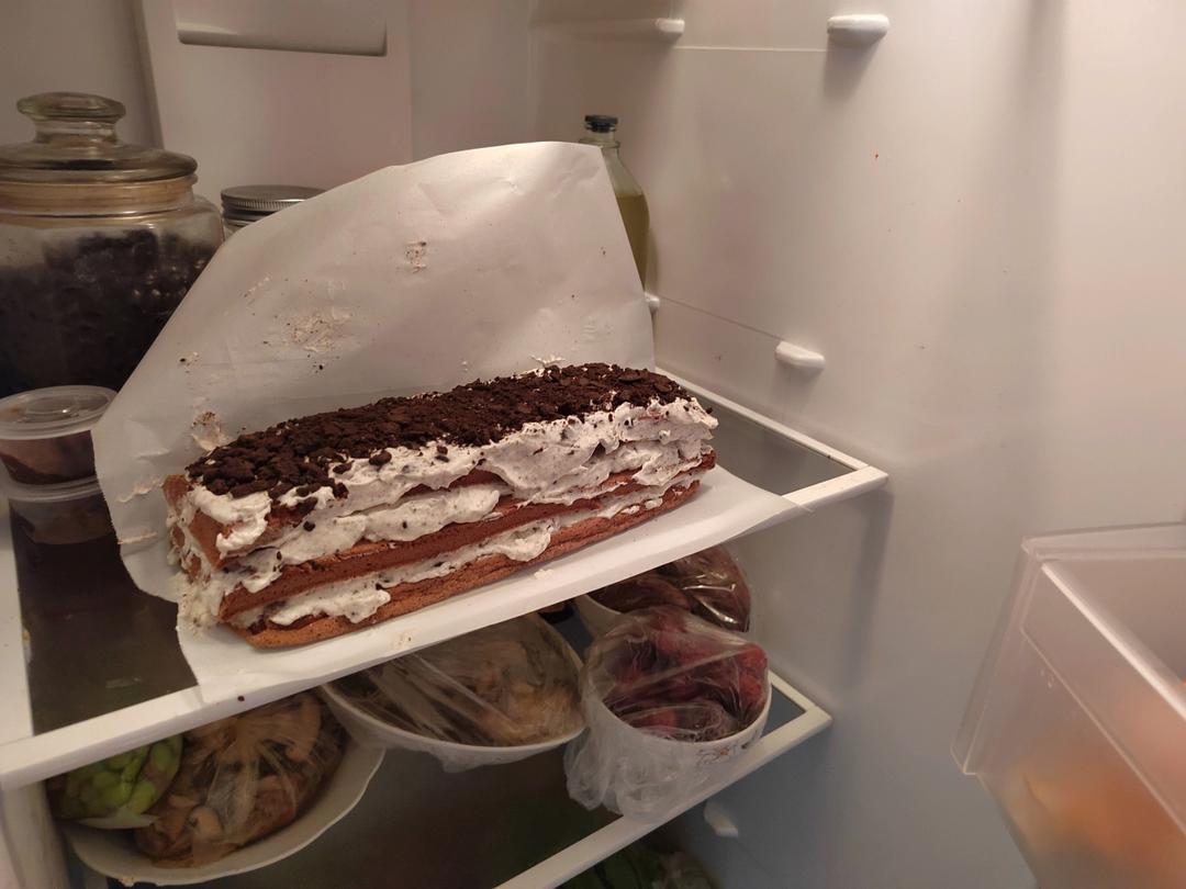 奥利奥咸奶油可可盒子蛋糕