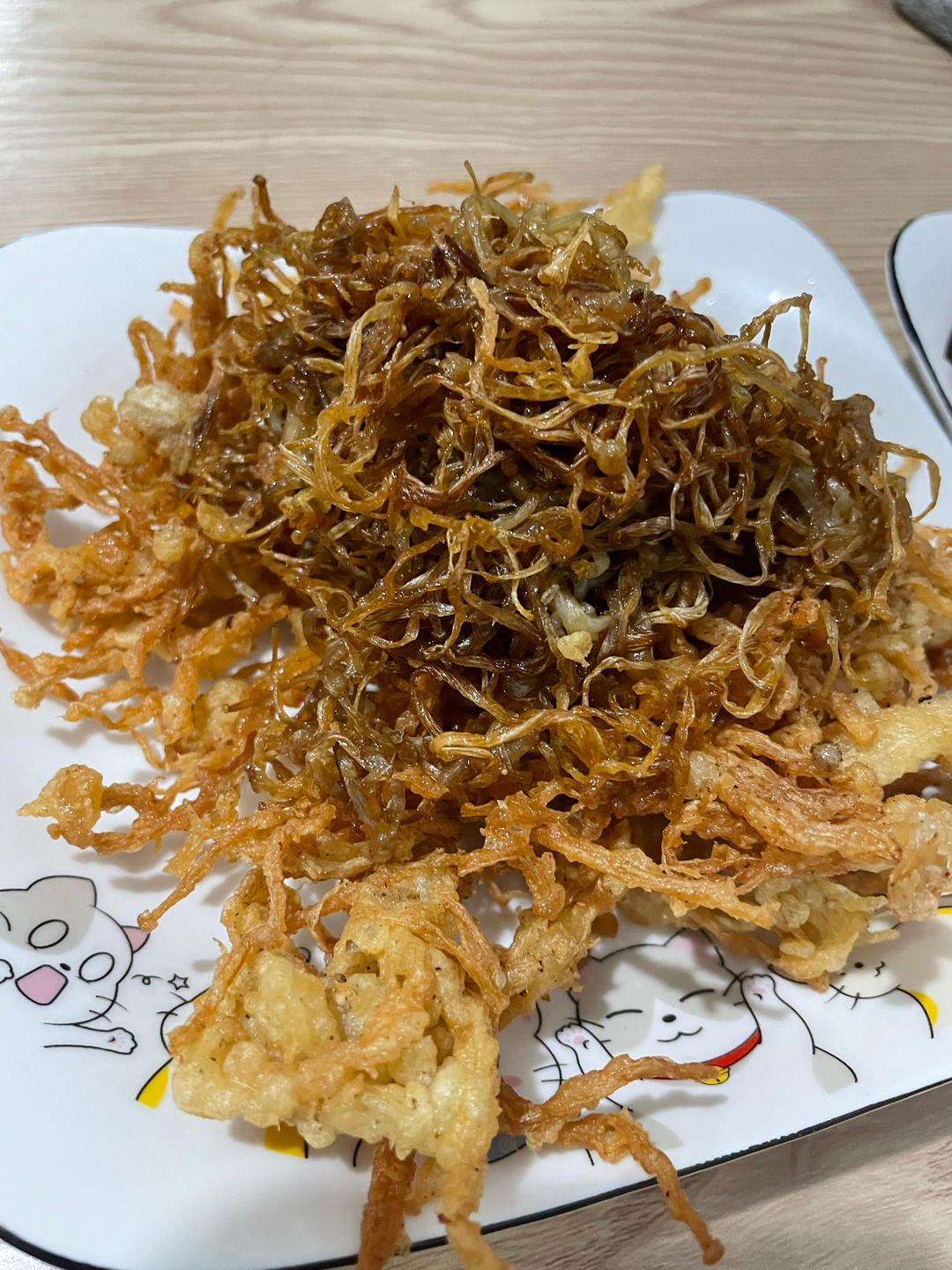 空气炸锅烤金针菇