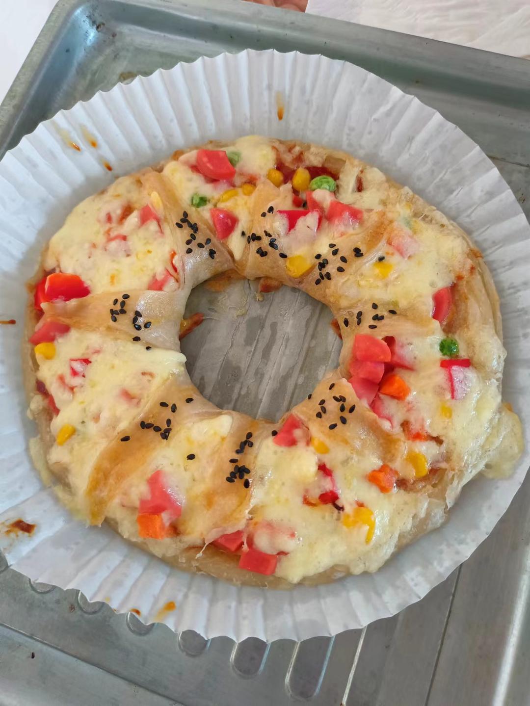 手抓饼披萨