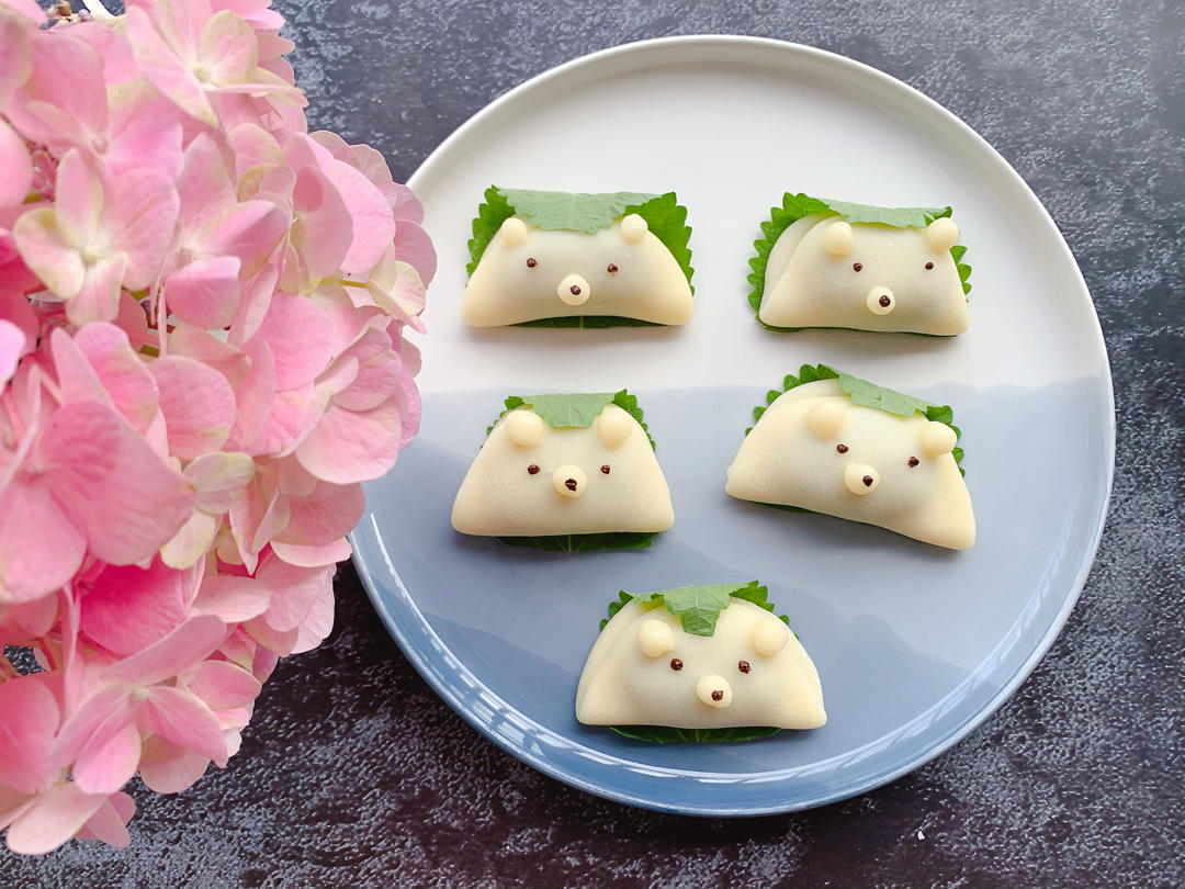 免烤箱❗️软糯Q弹的日式小熊红豆麻薯🍃超可爱