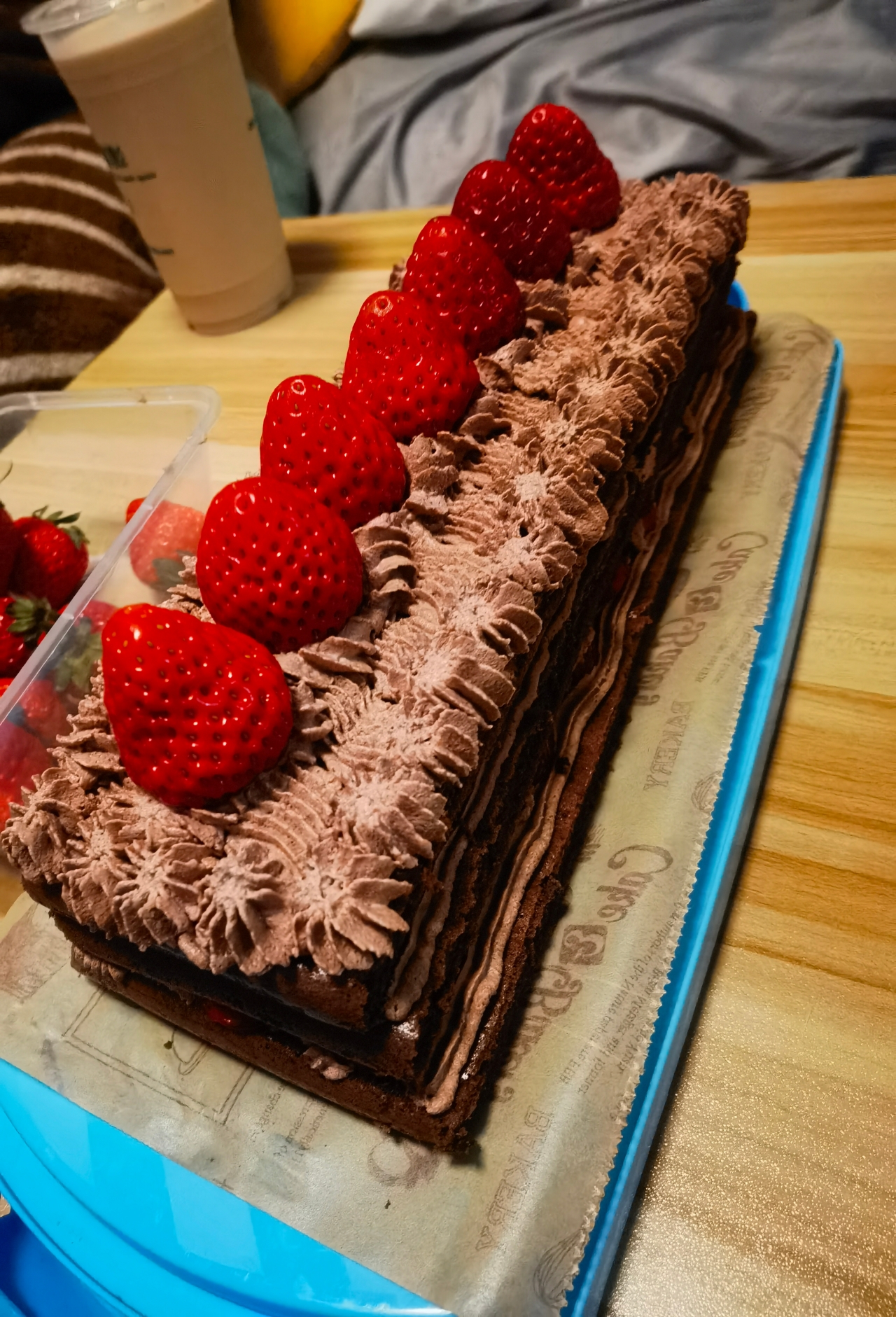 巧克力草莓城堡蛋糕『零失败超好吃高颜值』
