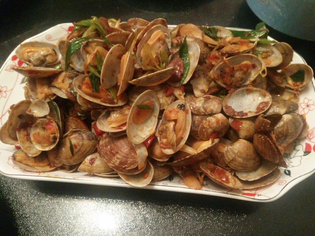 爆炒花蛤