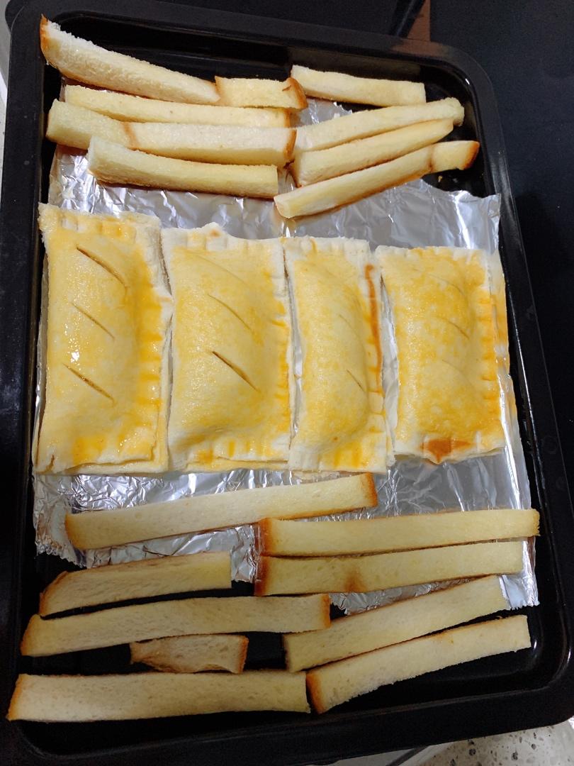 超简单快手的苹果吐司派