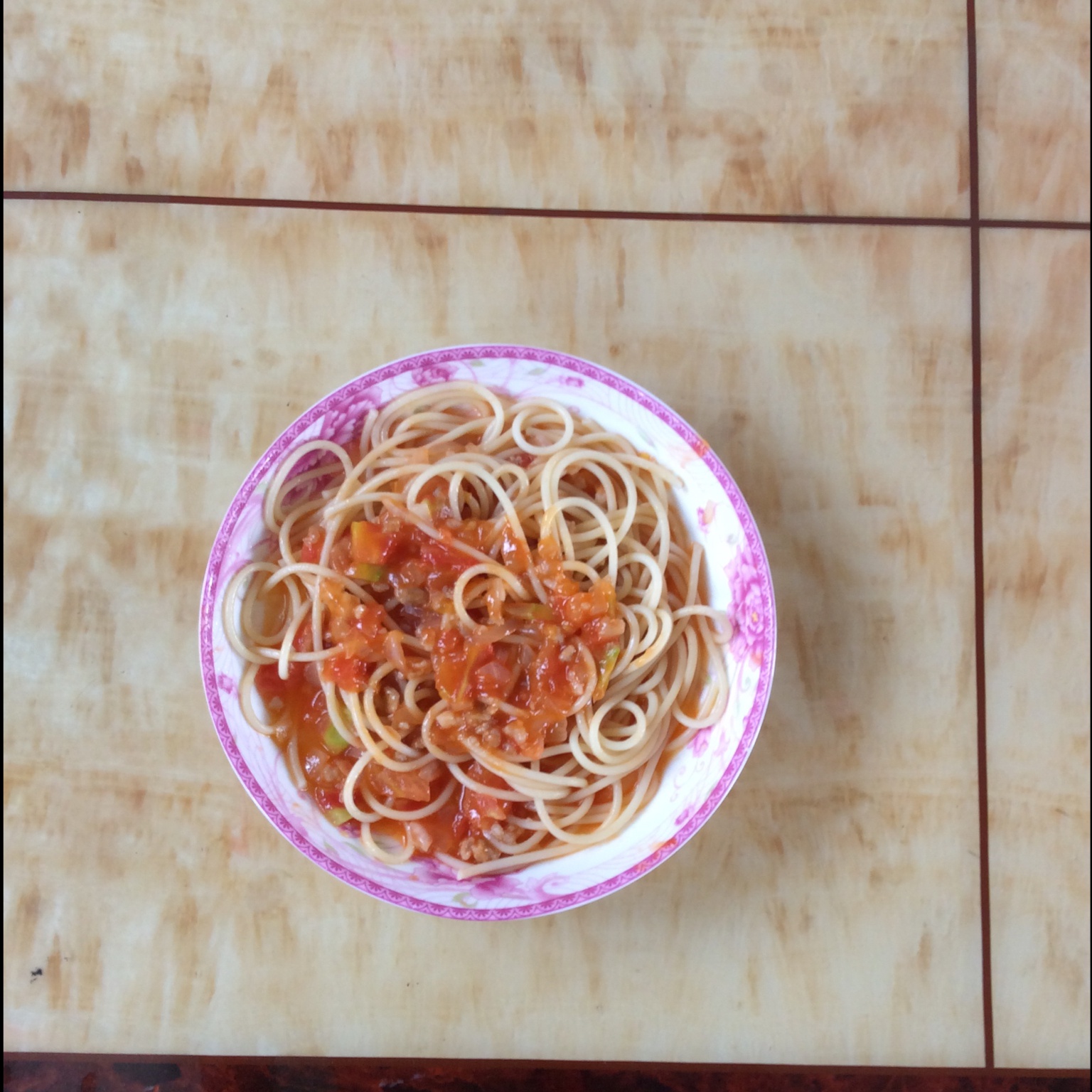 番茄肉酱意大利面