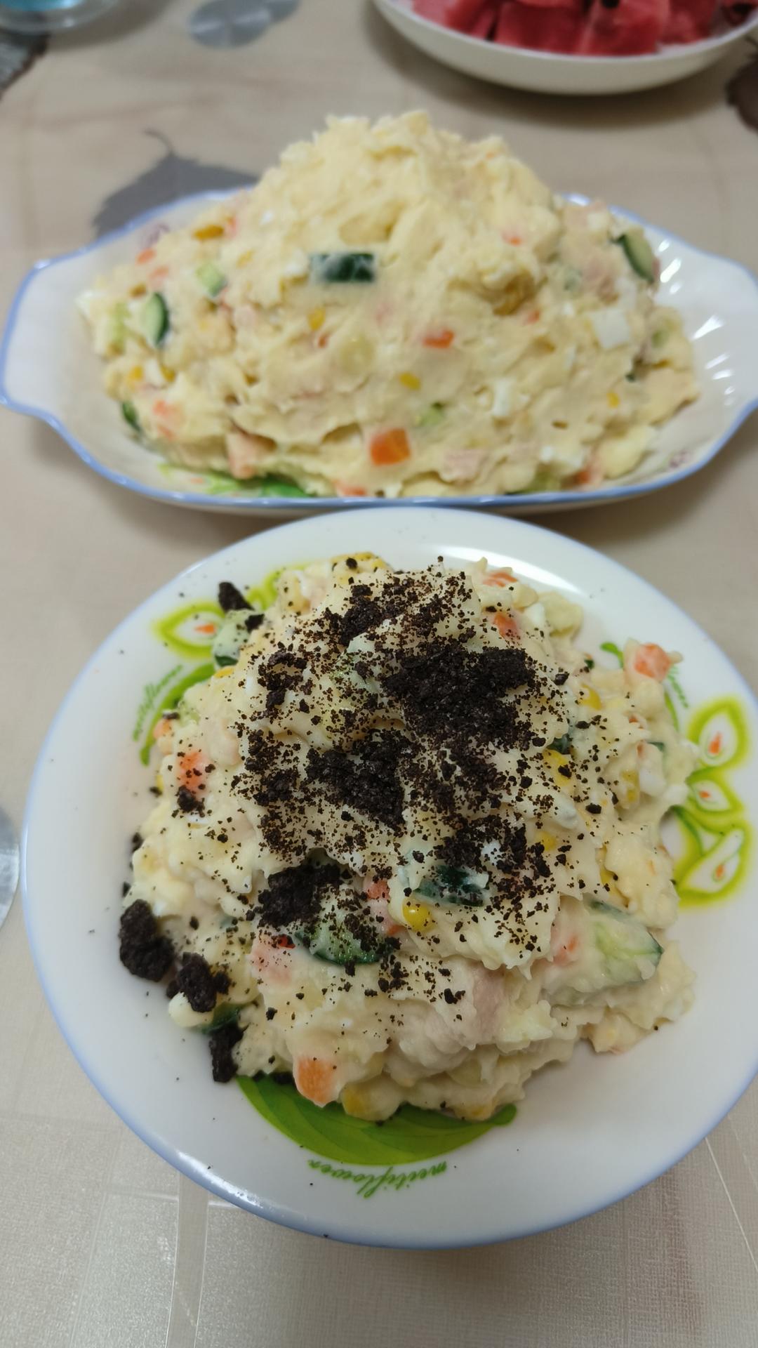 🔥爆好吃的鸡蛋土豆泥沙拉