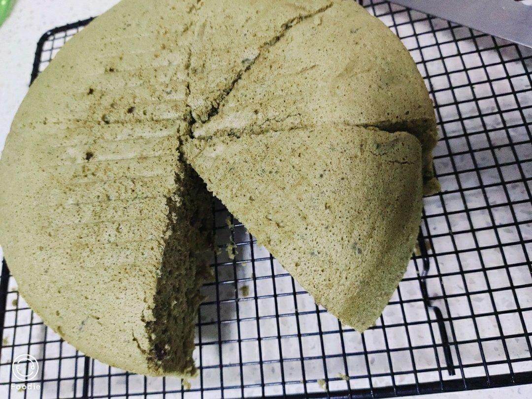 细腻绵软抹茶红豆戚风【附蜜红豆分布均匀小技巧】