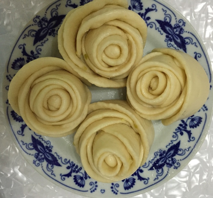 玫瑰花馒头
