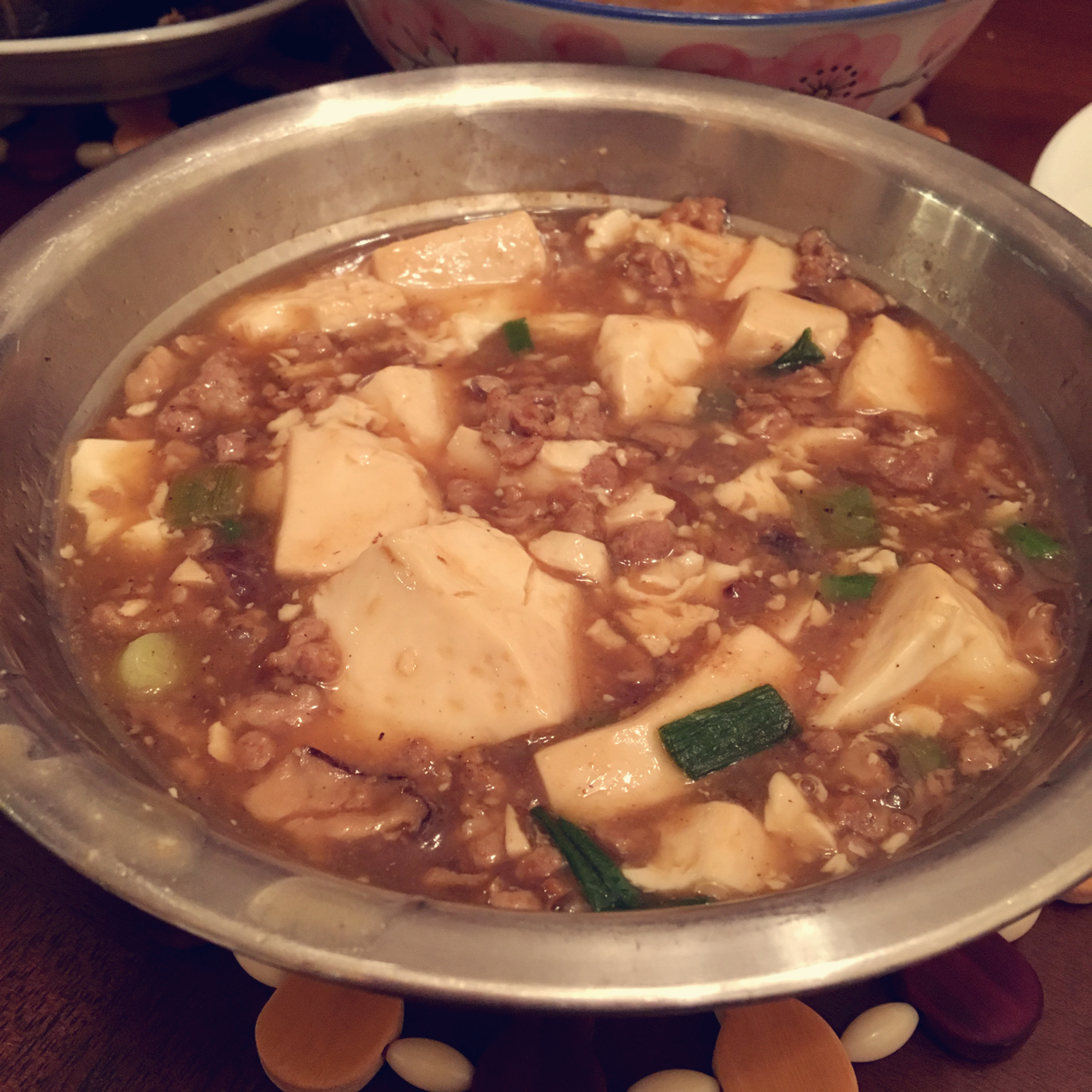 香菇肉末烧豆腐