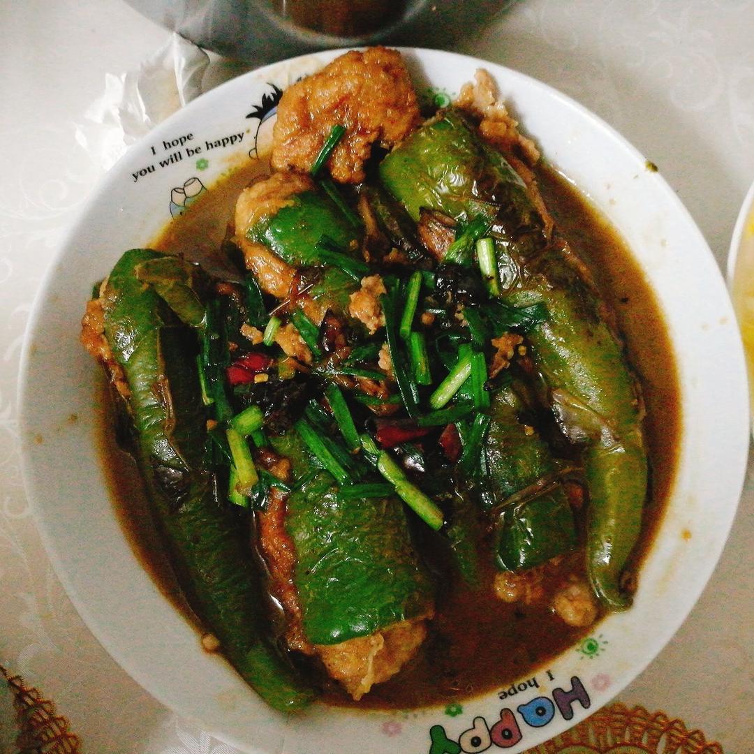下饭菜肴--青椒酿肉