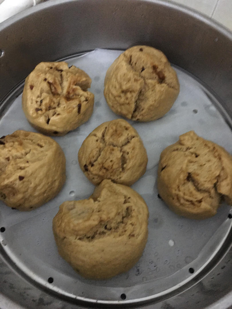 妥妥的红糖开花馒头