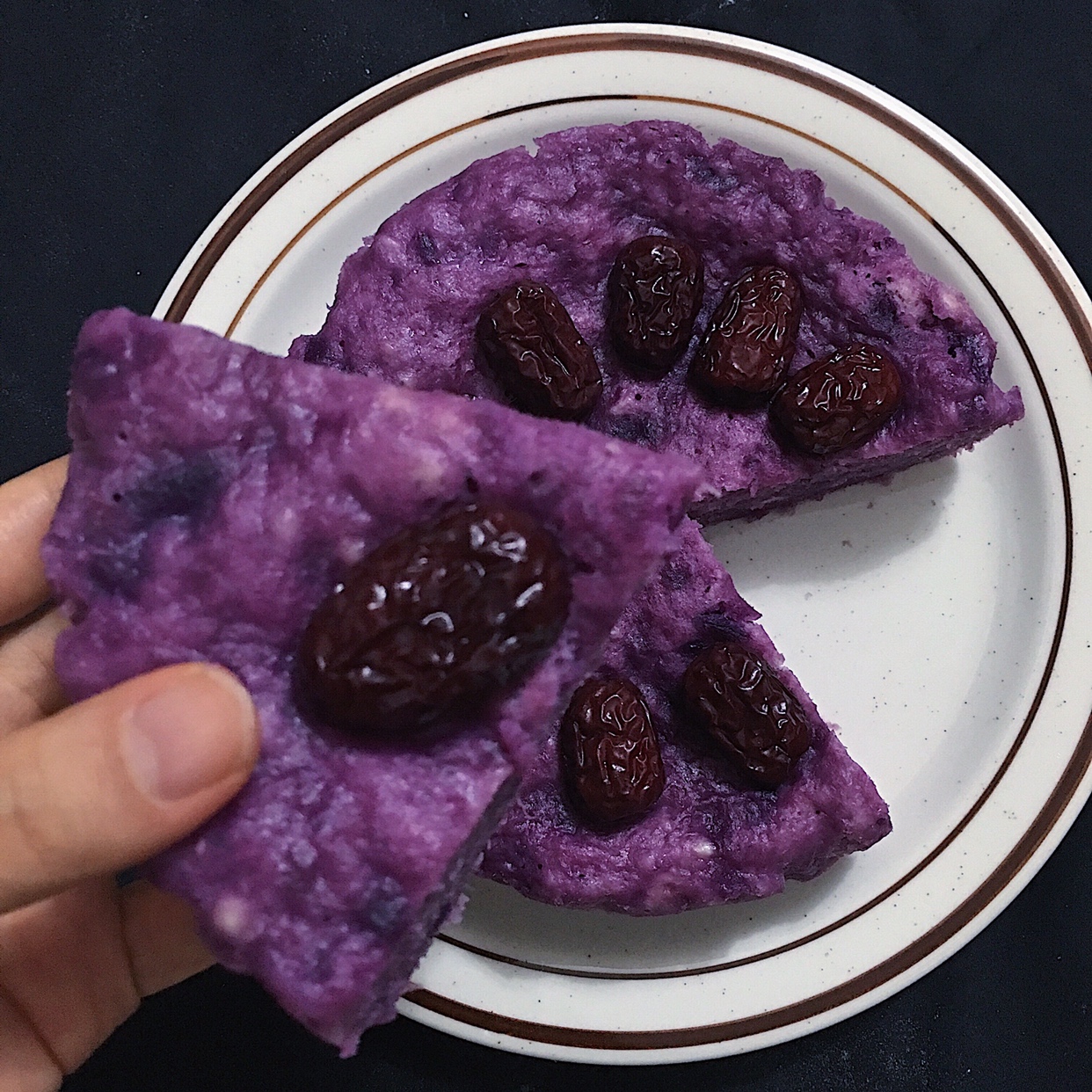 零难度Q弹松软紫薯发糕‼️老少皆宜中式糕点的做法 步骤7