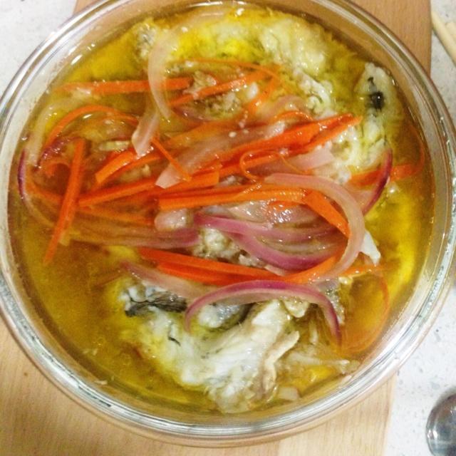 醋醃油炸鱼的做法