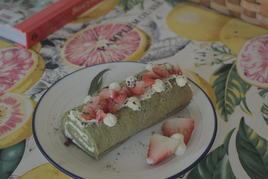 日式抹茶蛋糕卷