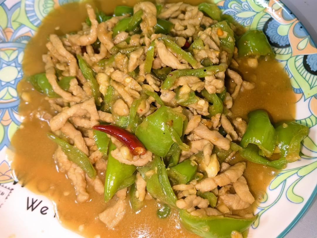青椒炒肉丝