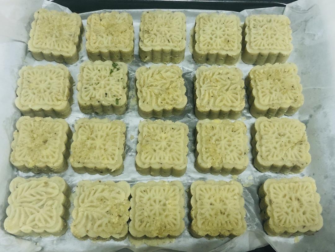 绿豆糕（自制脱皮绿豆）