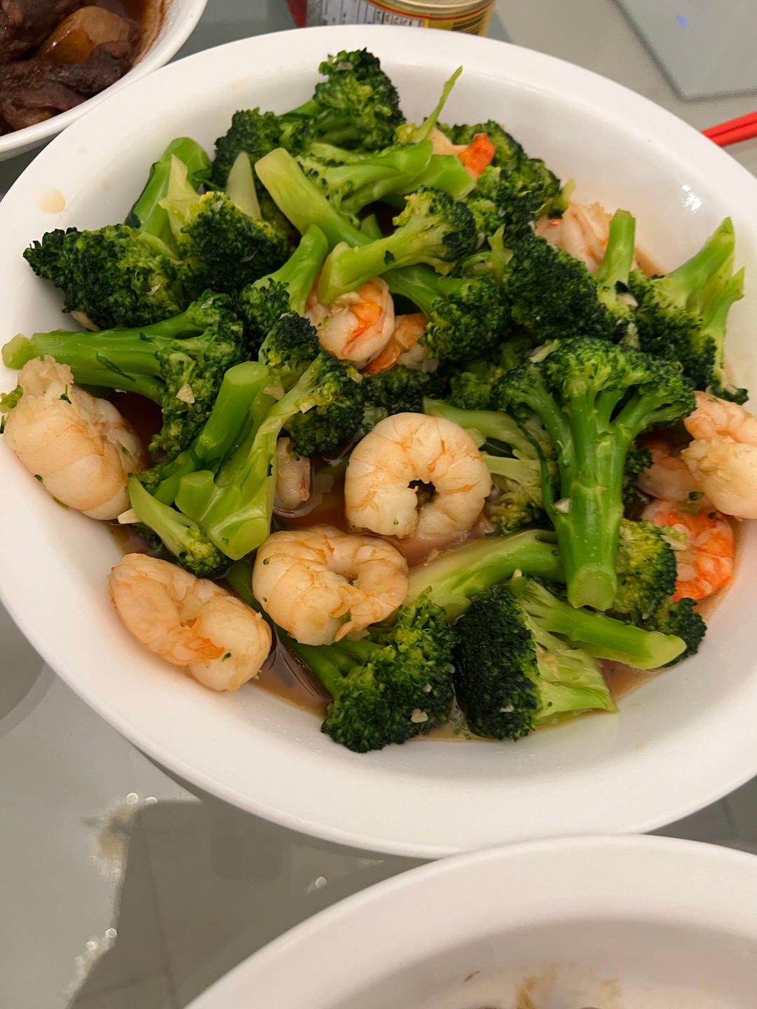 减肥去脂的西兰花炒虾仁