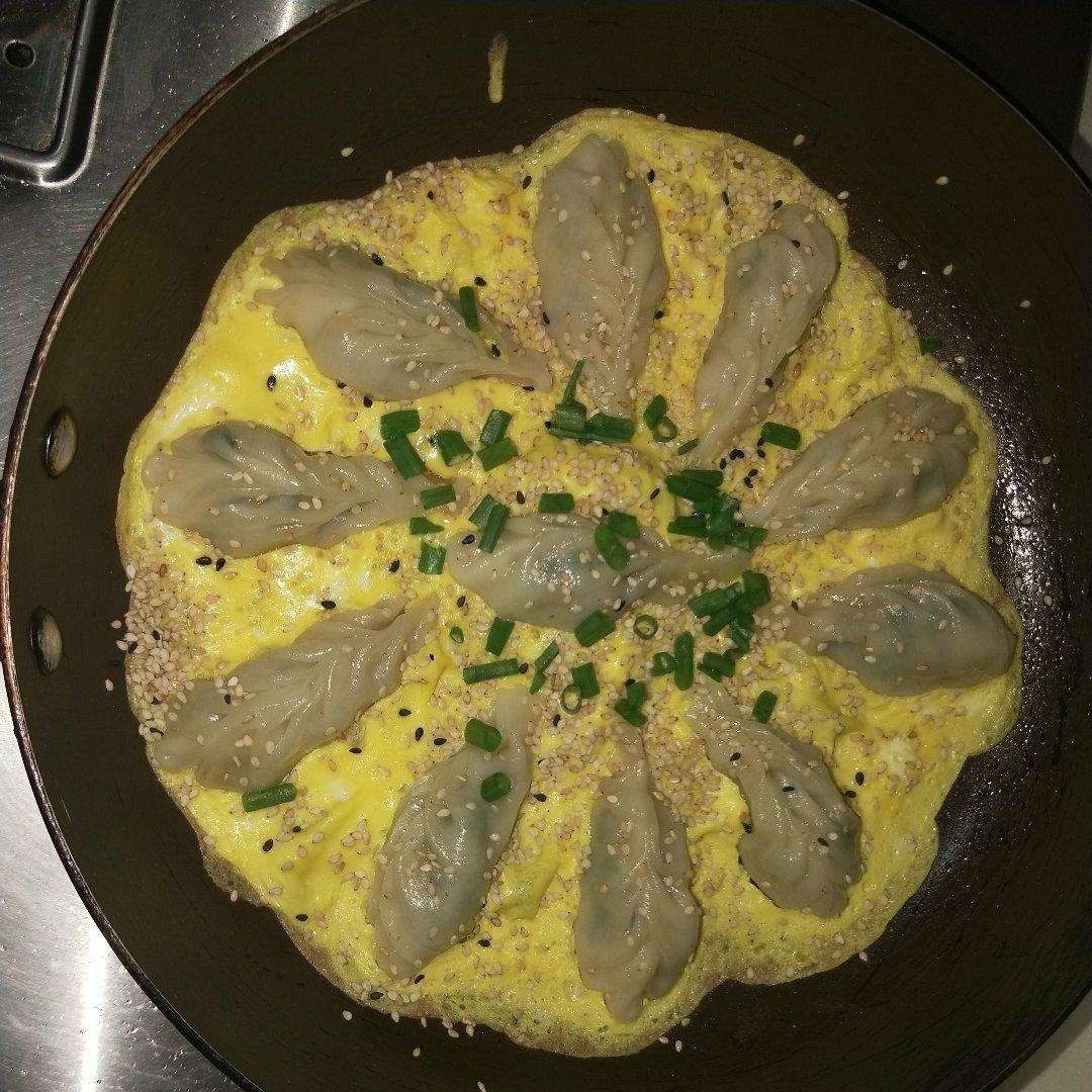 懒人快手抱蛋煎饺