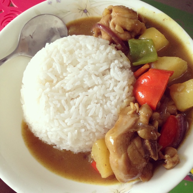 咖喱鸡肉饭