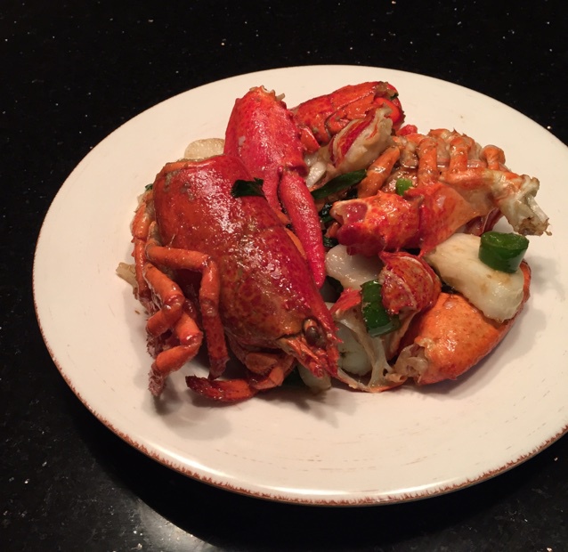 葱姜龙虾（附详细的拆解龙虾技巧，附精确地调料用量）