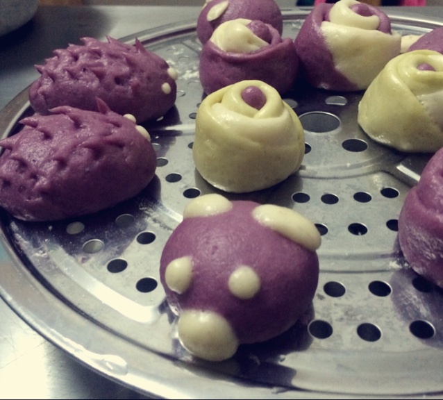 可爱的小猪豆沙包