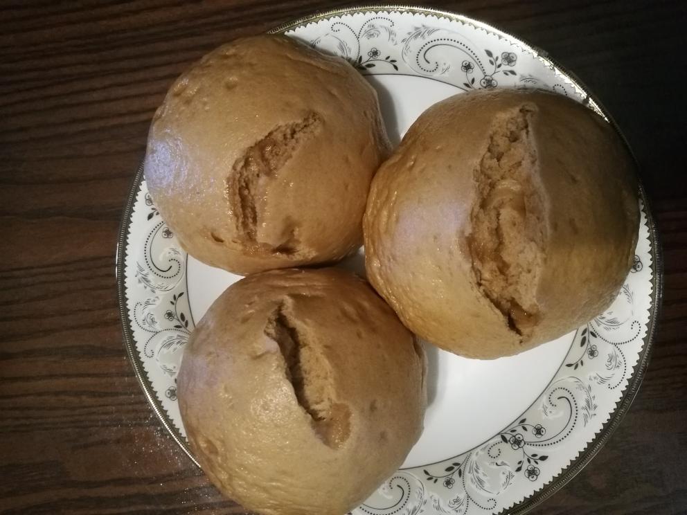 奶香红糖馒头