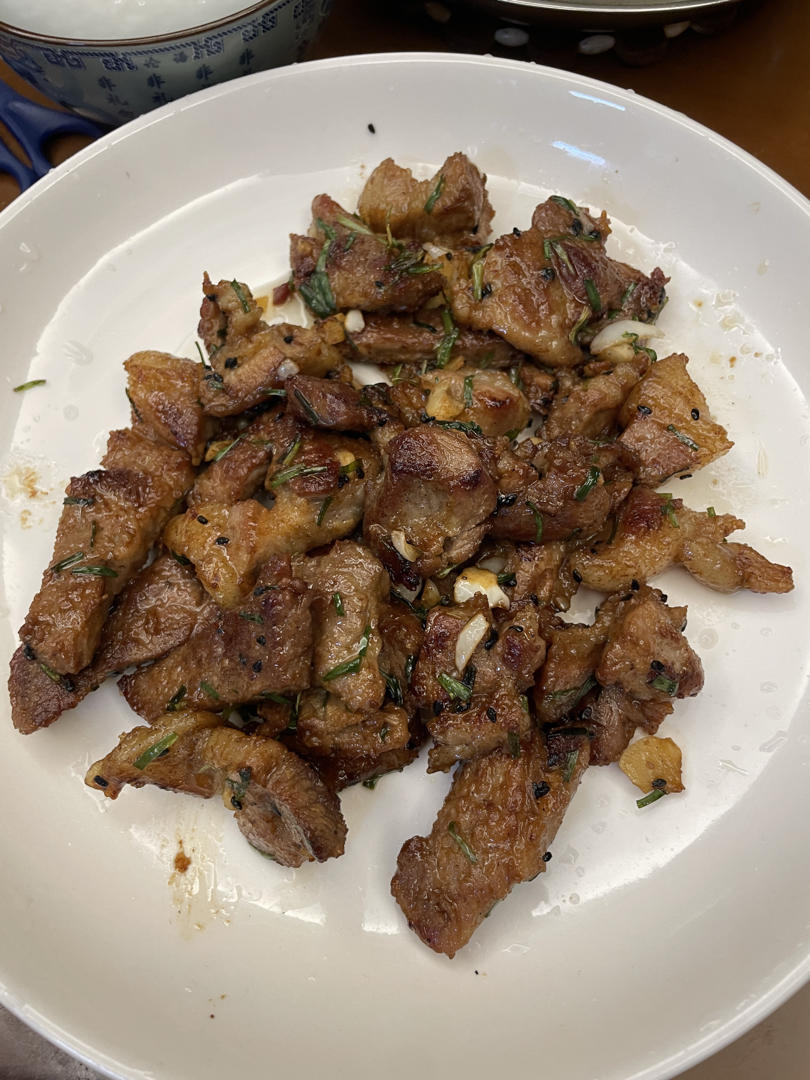 盐葱梅花肉