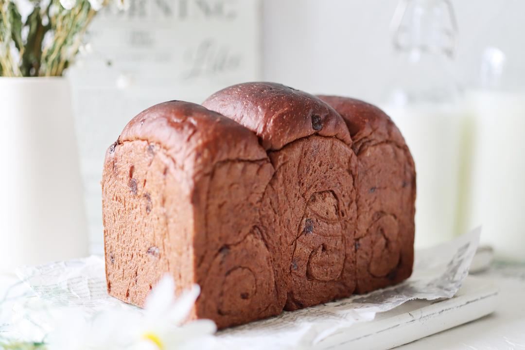 香甜棉软的牛奶巧克力吐司的做法