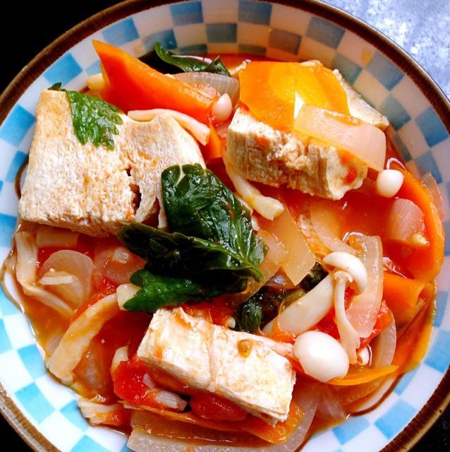 红烩冻豆腐—我的轻素食（3）的做法