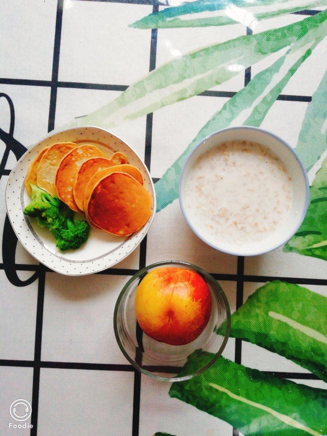 【减脂早餐】无油香蕉松饼（超简单）