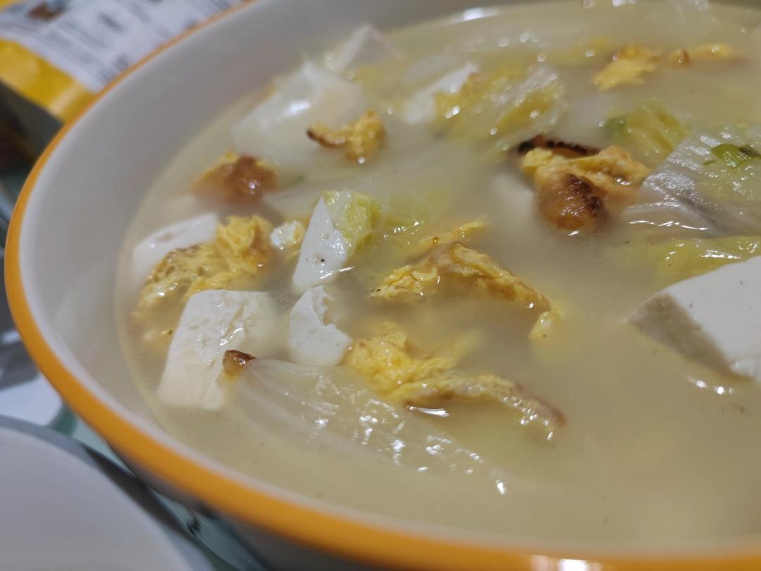 白菜豆腐汤