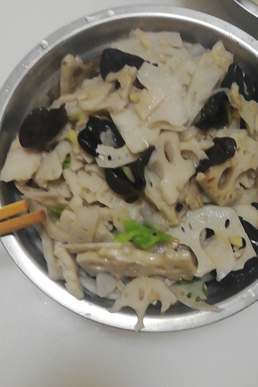 家常素食清炒莲藕片
