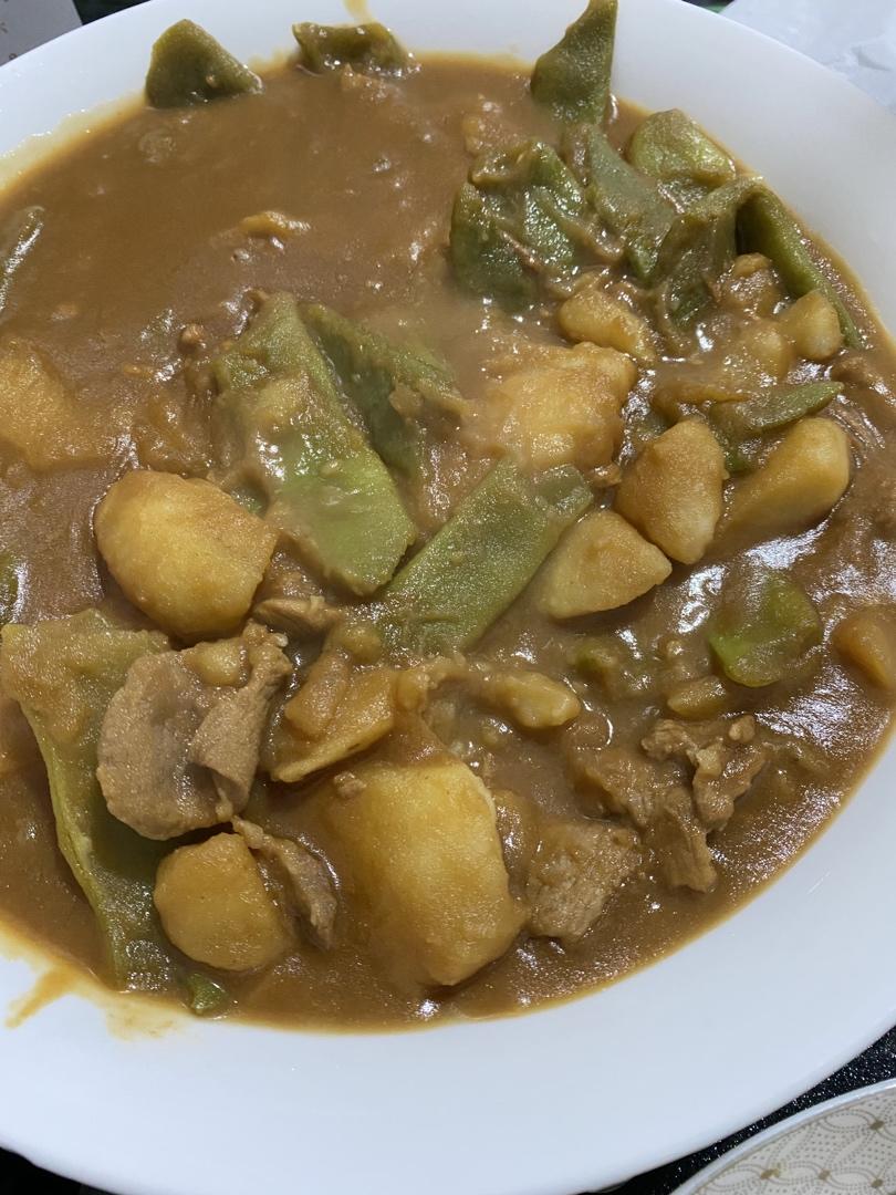 正宗东北土豆炖豆角