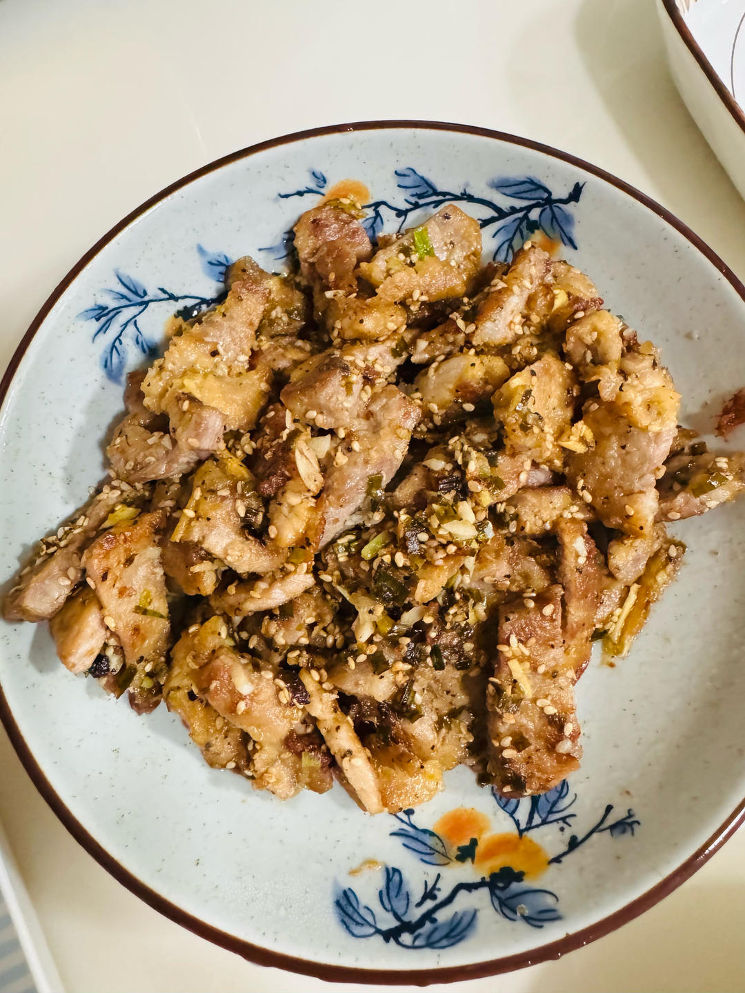 盐葱梅花肉
