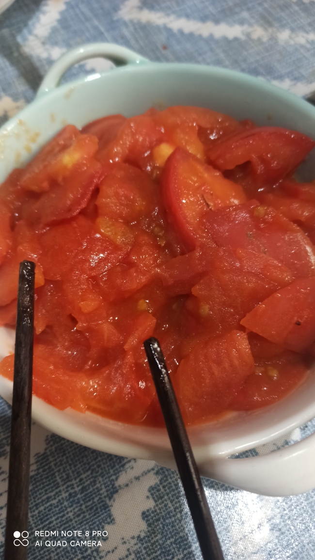 减肥餐～清炒西红柿的做法