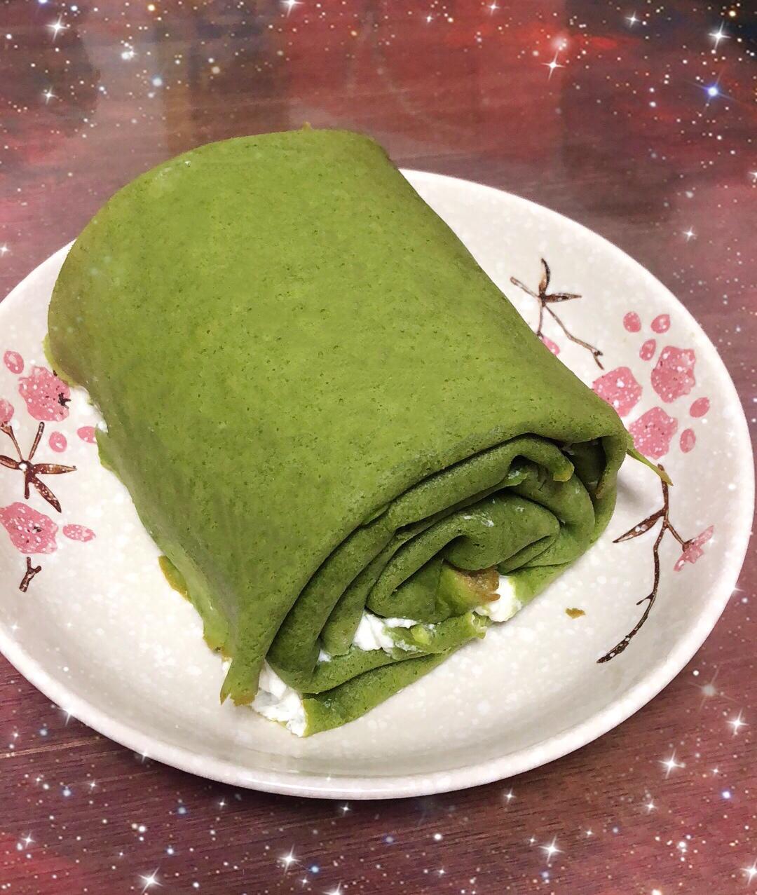 抹茶奶冻毛巾卷【曼食慢语】