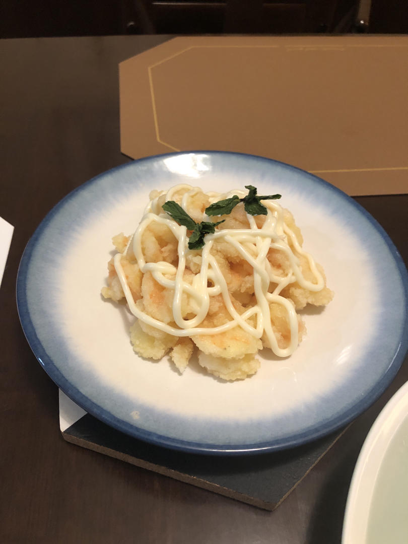 柏悦平替版芥末虾球