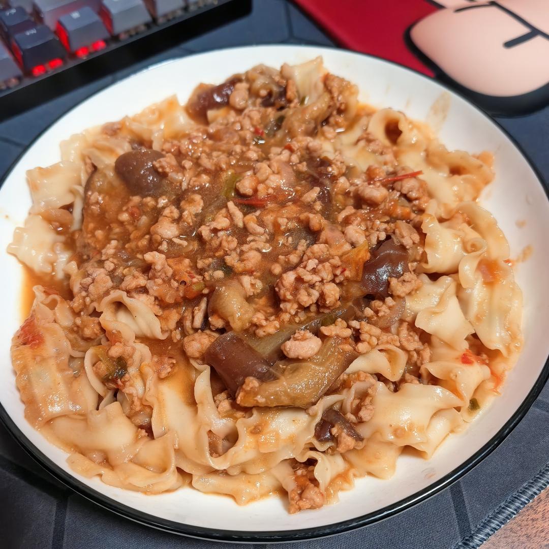 茄子焖面