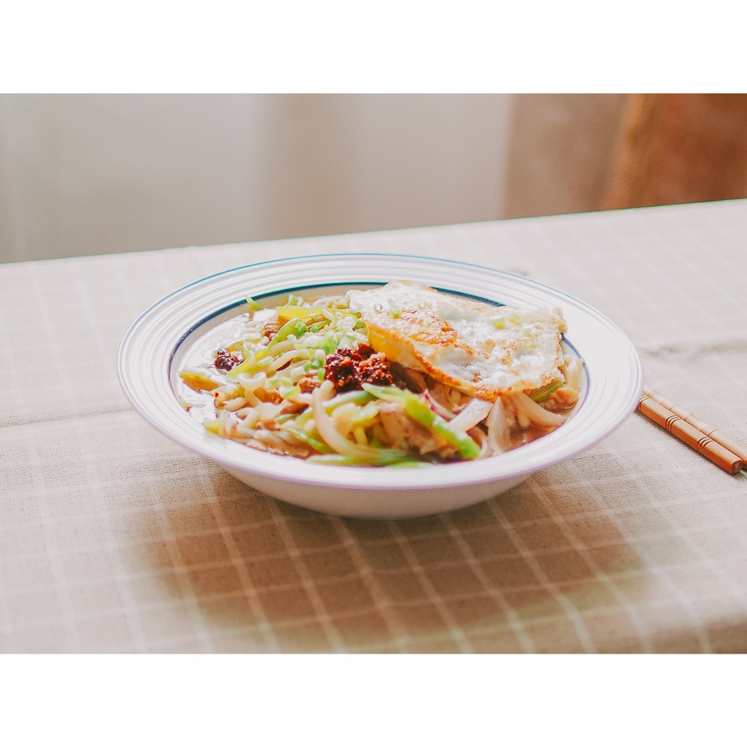 青椒肉丝面