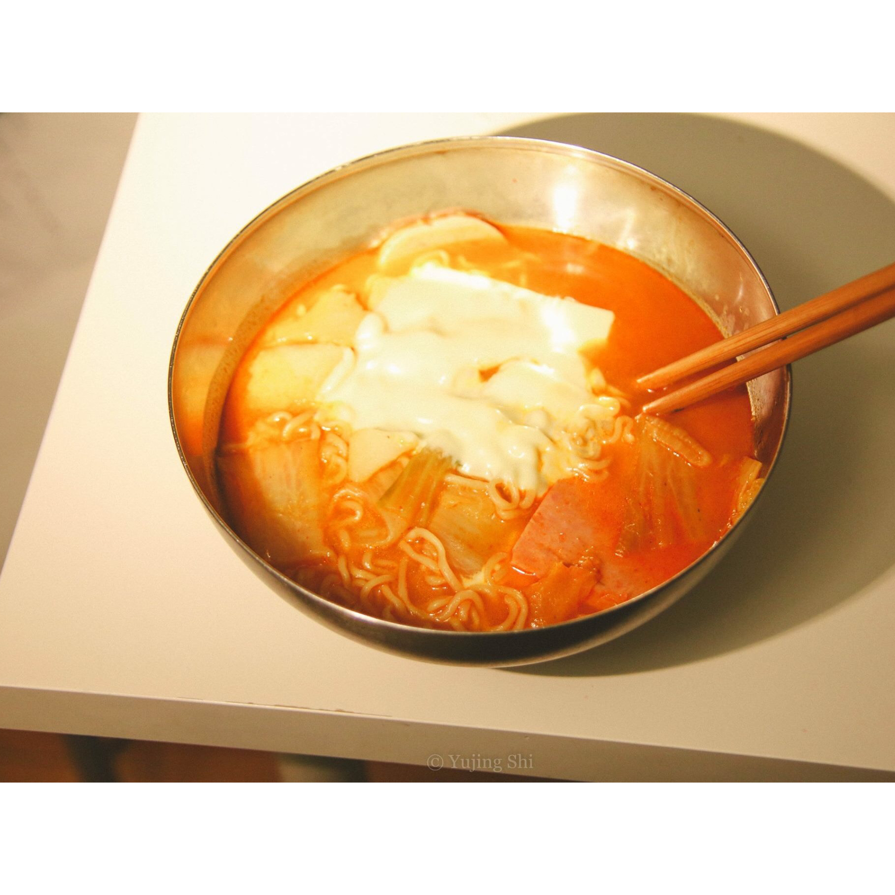 韩式芝士部队锅