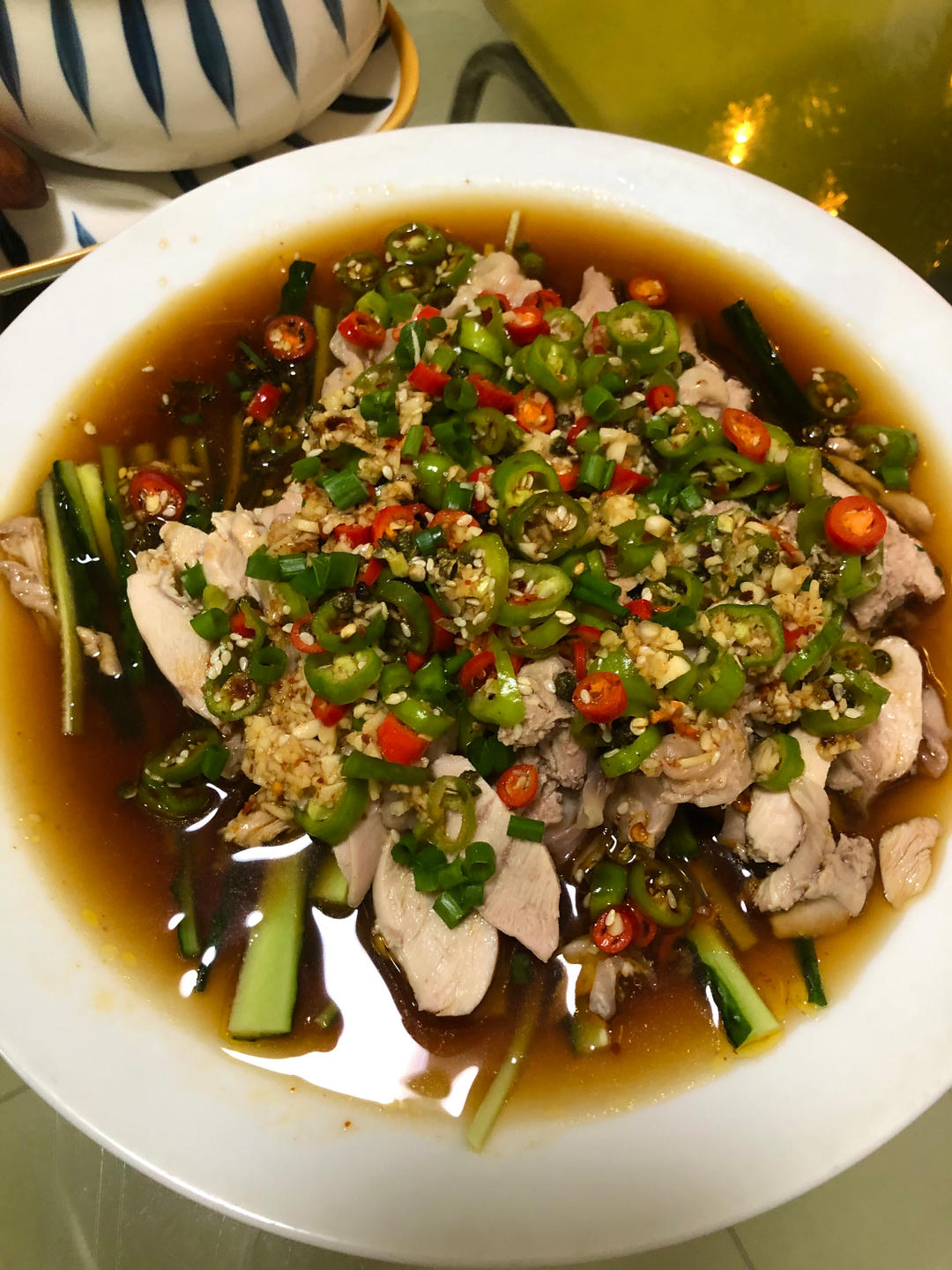 麻辣鲜香的口水鸡
