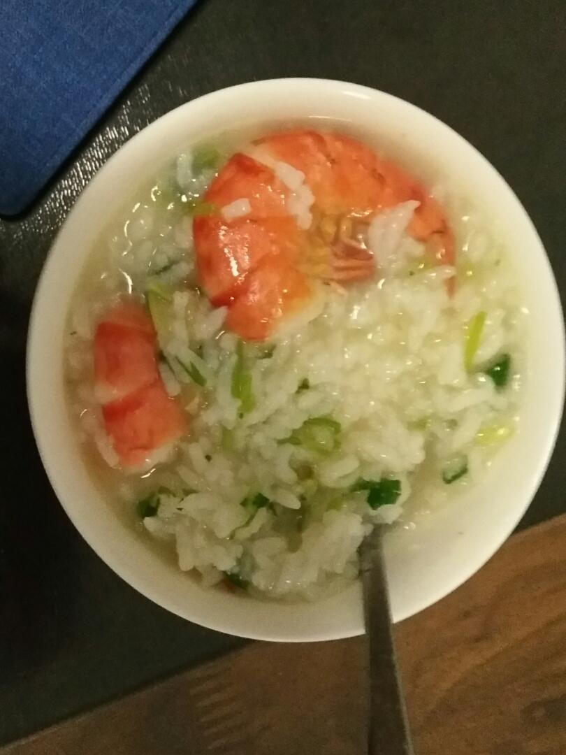 鲜虾砂锅粥