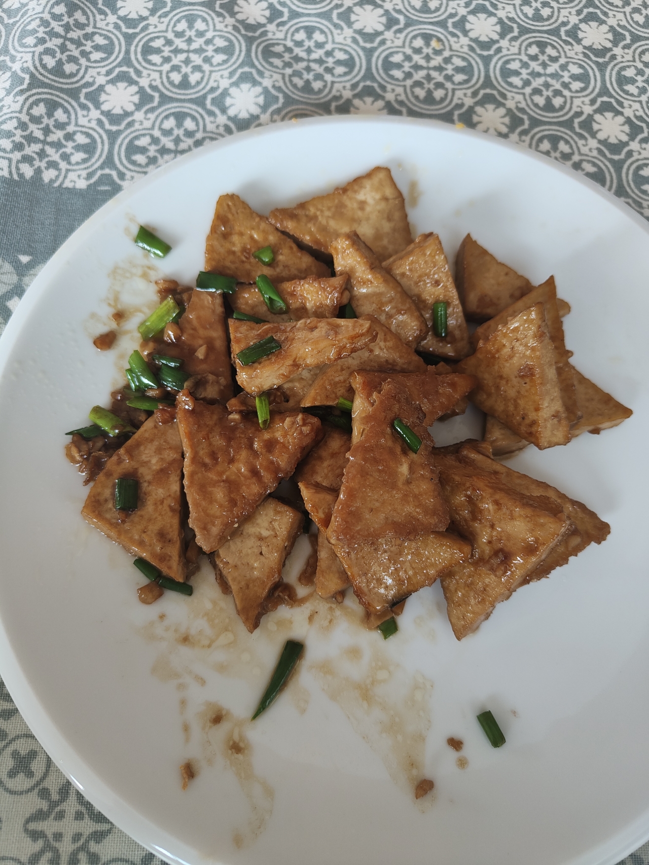 焖煎豆腐