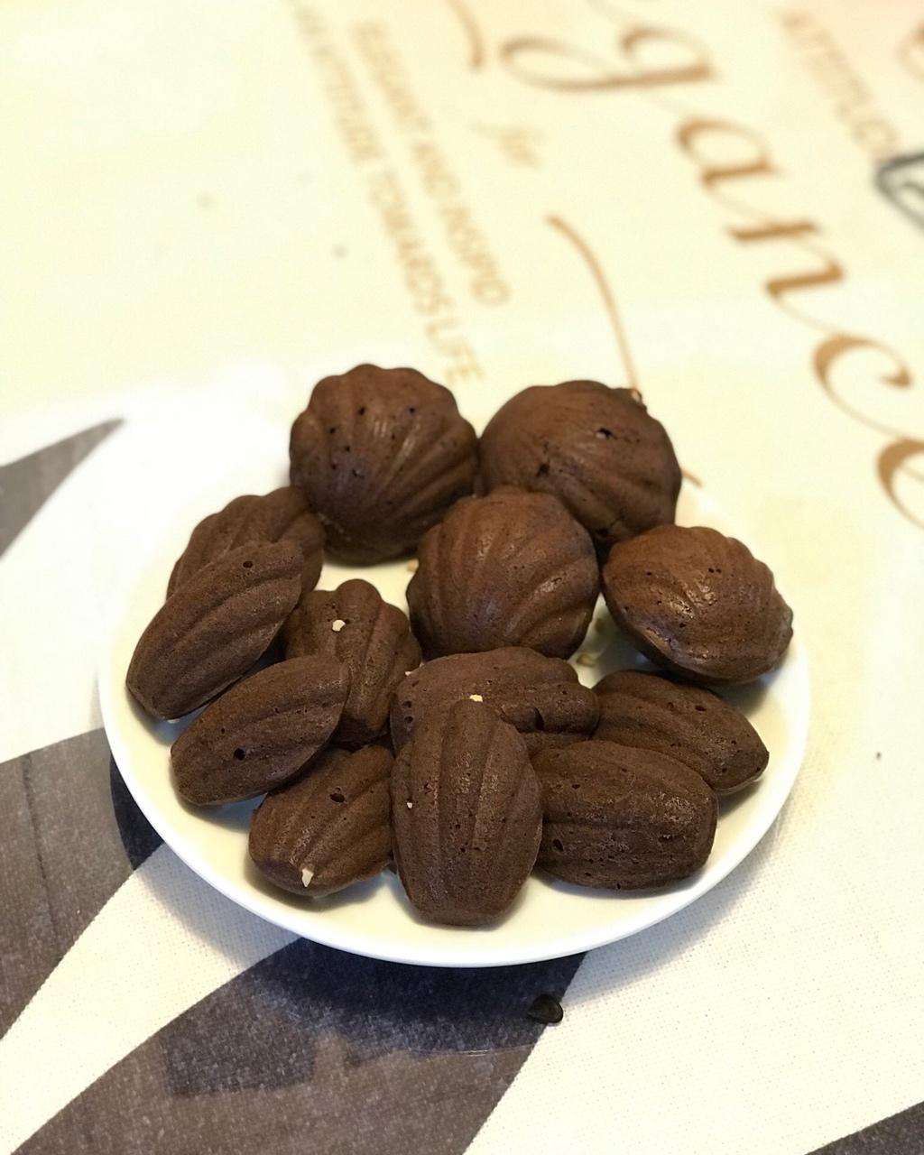 浓郁醇厚的巧克力玛德琳