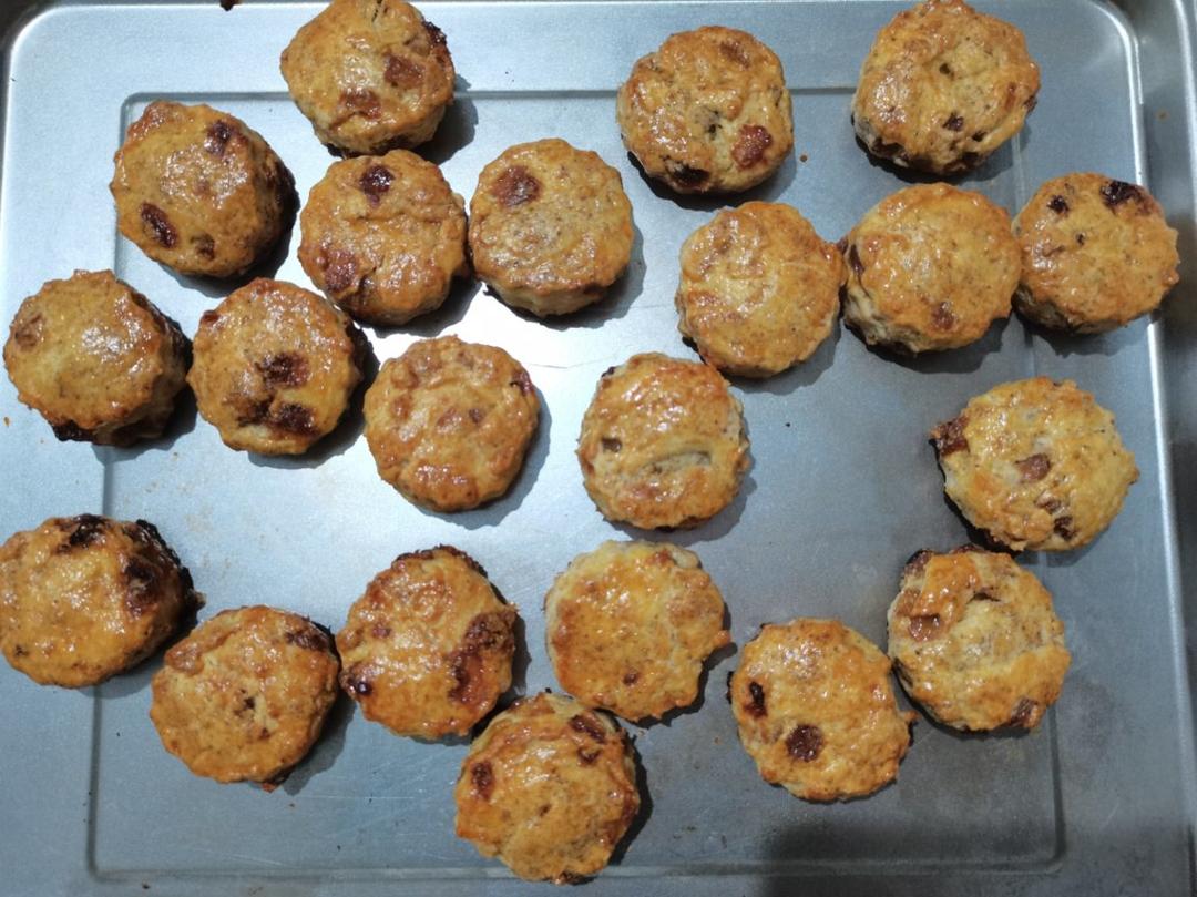 不用醒面，一次成功的葡萄干司康，好吃到爆