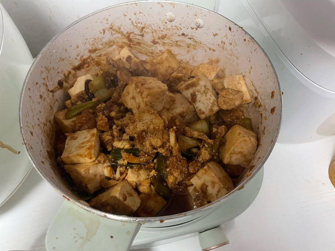 干锅鱼籽烧豆腐