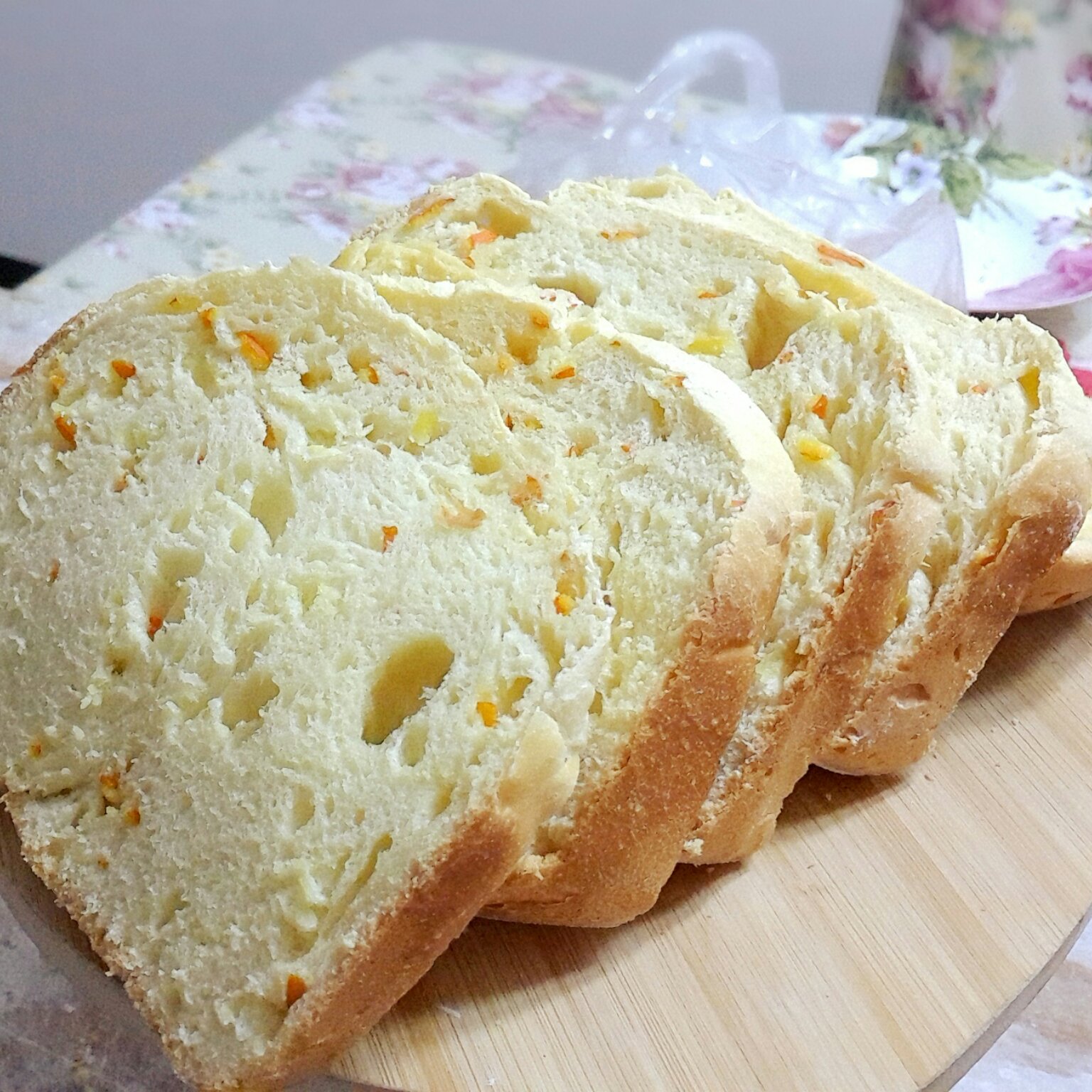 超级好吃的原味面包（面包机版）