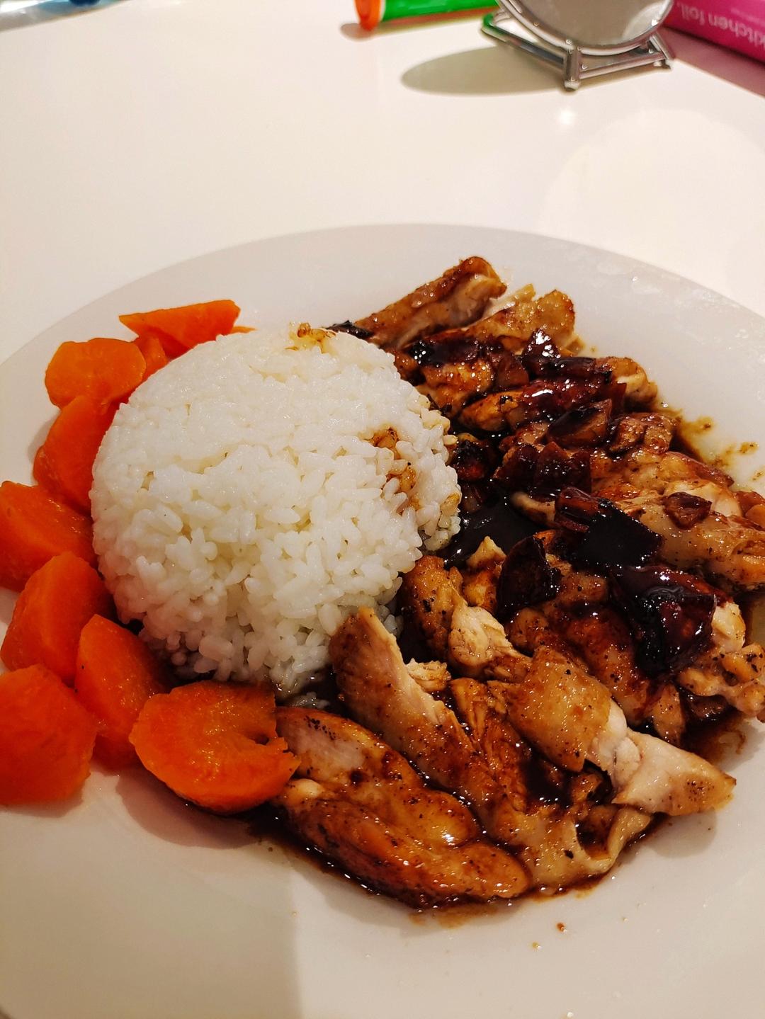 照烧鸡腿饭