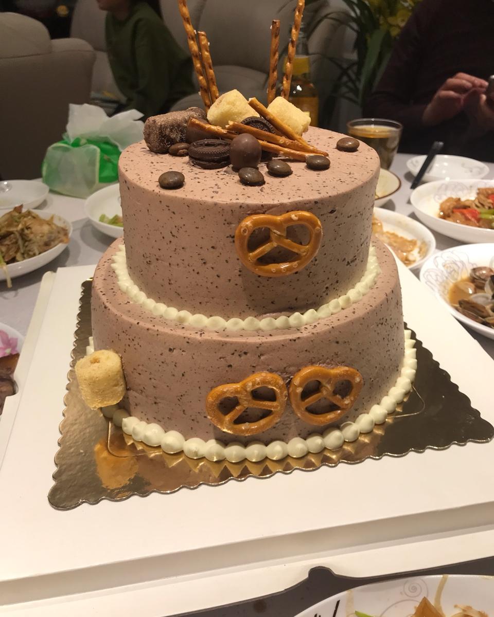 谷粒儿呀做的双层蛋糕